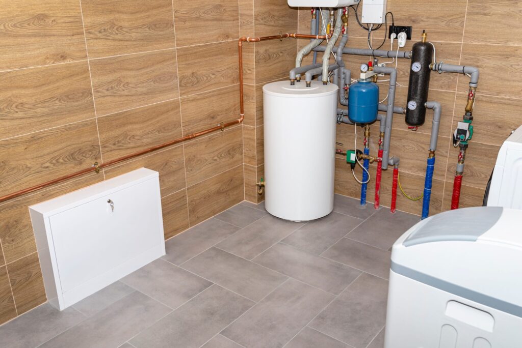 Residential water heater and plumbing system installed in Rancho Cucamonga